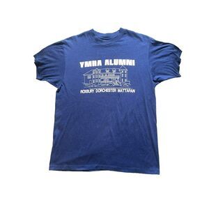 VTG YMHA Alumni Shirt Womens Large Roxbury Dorchester Mattapan Single Stitch 80s